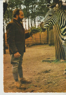 C.P. - PHOTO - PARC ZOOLOGIQUE DE TERTRE ROUGE - JACQUES BOUILLAULT - ZEBRE DE GREVY - CAROLINE - 5 Bis - LE TERTRE SOUV - Zebre