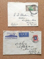 SOUTHERN RHODESIA 1933-37 COVERS INCL.G.V. 10d STAMP ON MEIKLE'S HOTEL COVER (4) - Southern Rhodesia (...-1964)