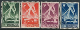 Yugoslavia   318/321 **. MNH. 1938 - Aéreo