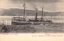 CONGO - Matadi Et Le Bâteau Holland - Moriaan - Carte Postale Ancienne - Autres & Non Classés