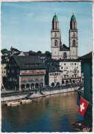 Zürich - Grossmünster - GELAUFEN: 1962 Flugpost Nach KURASHIKI (Japan) - Laufen-Uhwiesen 