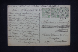 MONACO - Carte Postale De Monaco Pour Paris Et Redirigé Vers Mougins En 1925  - L 143158 - Briefe U. Dokumente