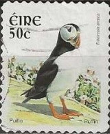 IRELAND 2002 New Currency. Birds - 50c. - Puffin FU Self Adhesive - Oblitérés