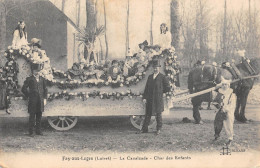 CPA 45 FAY AUX LOGES LA CAVALCADE CHAR DES ENFANTS / Cliché Rare - Altri & Non Classificati