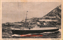 Ac6296  - GIBRALTAR - VINTAGE   POSTCARD - Passagio Dello Stretto Di Gibilterra - Gibraltar