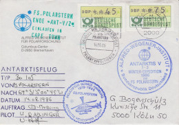 Germany Heli Flight Polarstern To Antarctica  "ende ANT-V/2 Einlaufen In Cape Town" Ca Polarstern 14.08.1986 (ML157A) - Polar Flights