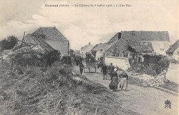 CPA 45 CRAVANT LE CYCLONE 1905 UNE RUE - Altri & Non Classificati