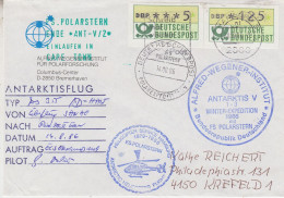 Germany Heli Flight Überflug Sanae "ende ANT-V/2 Einlaufen In Cape Town" Ca Polarstern 14.08.1986 (ML157C) - Polar Flights