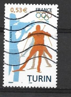 France 2006 N 3876 (yv ) Jeux Olympiques D Hiver A Turin Oblitéré Cote Yv 0.50 E - Invierno 2006: Turín