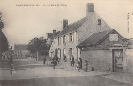 CPA 45 SAINT DENIS EN VAL LA PLACE DE L'EGLISE - Otros & Sin Clasificación