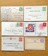 GB 1860-1941 INTERESTING RANGE OF COVERS AND CARDS MINT AND USED (6) - Collezioni