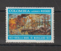 Colombie 1973 Bataille Navale De Maracaibo PA 564,1 Val ** MNH - Colombie