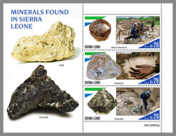 SIERRA LEONE 2022 MNH Minerals Mineralien Mineraux M/S - OFFICIAL ISSUE - DHQ2316 - Minéraux