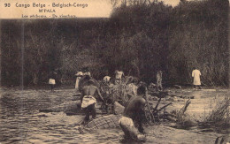 CONGO BELGE - Les Pêcheurs - Carte Postale Ancienne - Belgisch-Kongo