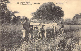 CONGO BELGE - Faucheuse Mécanique - Carte Postale Ancienne - Belgian Congo