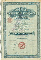 - Titre De 1924 - Nouvelle Compagnie Française De Kong - Afrique Occidentale - Société Anonyme  - - Africa