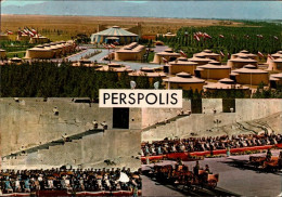 ! 1973 Postcard Iran, Persien, Persepolis, Zeltstadt, Schah - Iran