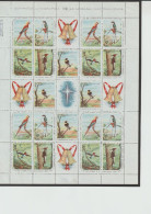 C UBA - 1961 - OISEAUX / BIRDS - FEUILLET COMPLET ILLUSTRE Avec VIGNETTES YVERT N°573/577 ** MNH - Blocks & Kleinbögen