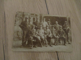 Carte Photo Militaire Militaria Guerre 14/18 Camp Prisonniers Guerre 1916 8ème Cie Baraque 40 B Grallinberg? Allemagne - Personajes