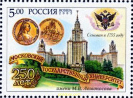 174878 MNH RUSIA 2005 250 ANIVERSARIO DE LA UNIVERSIDAD LOMONOSOV A MOSCU - Autres & Non Classés