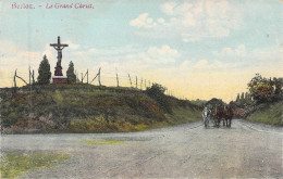 BELGIQUE - BERLOZ - Le Grand Christ  - Edit F Teheux Hovent - Carte Postale Ancienne - Berloz