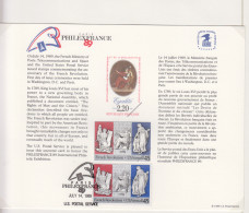 Verenigde Staten  Scott-cat Souvenierkaart SC125 Philexfrance - Cartes Souvenir