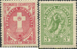 283074 MNH ARGENTINA 1944 4 CONGRESO EUCARISTICO NCIONAL - Neufs