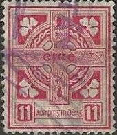 IRELAND 1922 Celtic Cross - 11d. - Red FU - Used Stamps