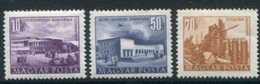 HUNGARY 1953 Definitive: Buildings Of The 5-Year Plan MNH / **.  Michel 1348-50 - Nuevos