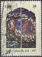 IRELAND 1997 Anniversaries - 28p. - St Columba Crossing To Iona (stained Glass Window) (1400th Death Anniversary) FU - Used Stamps