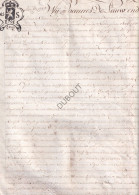 Zaventem - Manuscript Perkament - 1791  (V2398) - Manuscripts