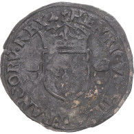 Monnaie, France, Henri II, Douzain Aux Croissants, 1550, TB, Billon, Gadoury:357 - 1547-1559 Enrique II