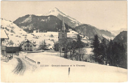 Suisse - Vaud - Ormont-Dessous Et Le Chaussy - Carte Postale Vierge - Ormont-Dessous