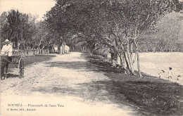 NOUVELLE CALEDONIE - NOUMEA - Promenade De L'anse Vata - Editeur J Raché - Carte Postale Ancienne - Nouvelle Calédonie