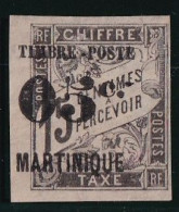 Martinique N°20 - Variété Surcharge Décalée - Neuf Sans Gomme - TB - Unused Stamps