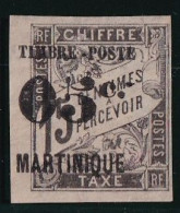 Martinique N°20 - Variété Surcharge Décalée - Neuf Sans Gomme - TB - Ungebraucht