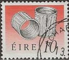 IRELAND 1990 Irish Heritage - 10p. Derrinboy Armlets FU - Used Stamps