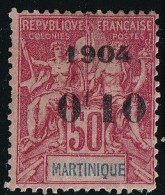Martinique N°56 -  Neuf * Avec Charnière - TB - Ungebraucht
