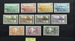 04 - 23 // New Hebrides - Nouvelles Hébrides - N°186 à 196  **  - MNH - Cote : 79 Euros - Unused Stamps