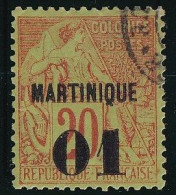 Martinique N°3 - Oblitéré - Petit Pelurage Sinon TB - Used Stamps