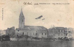 CPA 46 PRAYSSAC FETES D'AVIATION 12 AVRIL 1912 - Autres & Non Classés