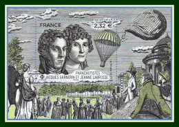 Bloc Garnerin Et Labrosse 2023** MNH Parachutistes France - Parachutisme