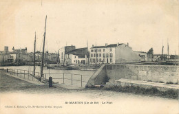 CHARENTE MARITIME  SAINT MARTIN DE RE  Le Port - Saint-Martin-de-Ré