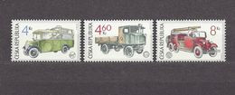 Czech Republic 1997 MNH ** Mi 158-160 Sc 3024-3026 Historic Vehicles. Nutzkraftwagen.Tschechische Republik - Neufs