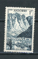 ANDORRE FR  -  PAYSAGES -  N° Yvert  138 Obli. - Gebruikt