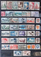 France 1954 Année Complete N°968/1007 Ob TB Cote 240€ - 1950-1959