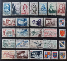 France 1953 Année Complete N°940/967 Ob TB Cote 109€ - 1950-1959