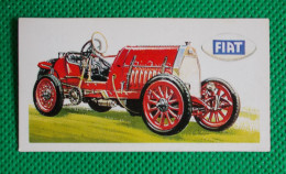 Trading Card - Brooke Bond Tea- History Of The Motor Car - 1911 Fiat S.74 Grand Prix (6,8 X 3,7)-Série 50 - N° 12 - Motores