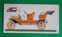 Trading Card - Brooke Bond Tea- History Of The Motor Car - 1908 Ford Model T 2.9 Litres - (6,8 X 3,7)-Série 50 - N° 11 - Moteurs