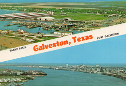 GALVESTON, BASSIN DES YACHTS, LE PORT COULEUR REF 7863 POU - Galveston